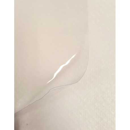 Nappe de protection ovale 140x240 cm Cristal transparent